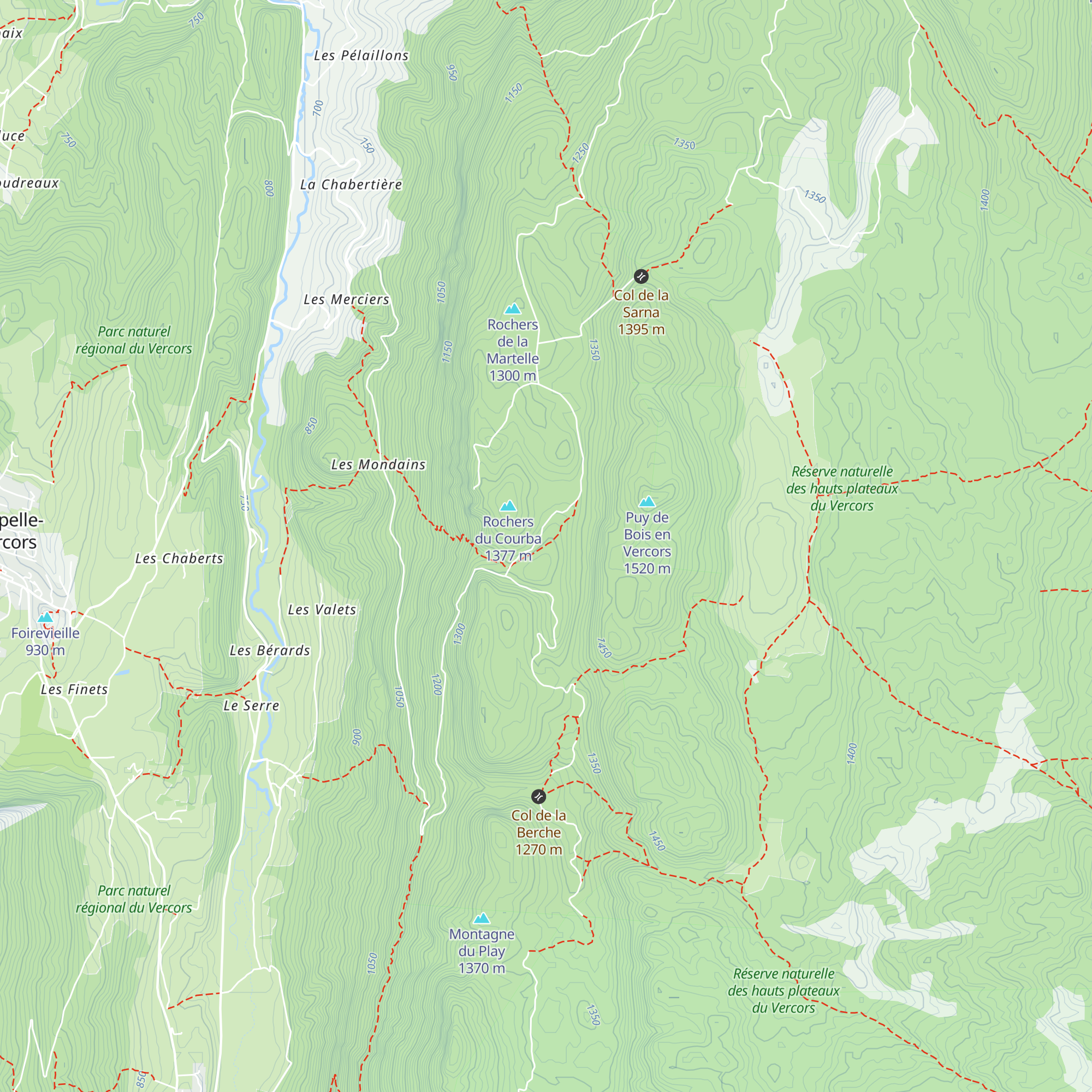 Pré Valet map