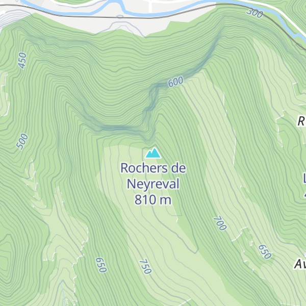 Map of Rochers de Neyreval