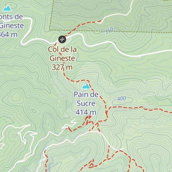 Map of Pain de Sucre