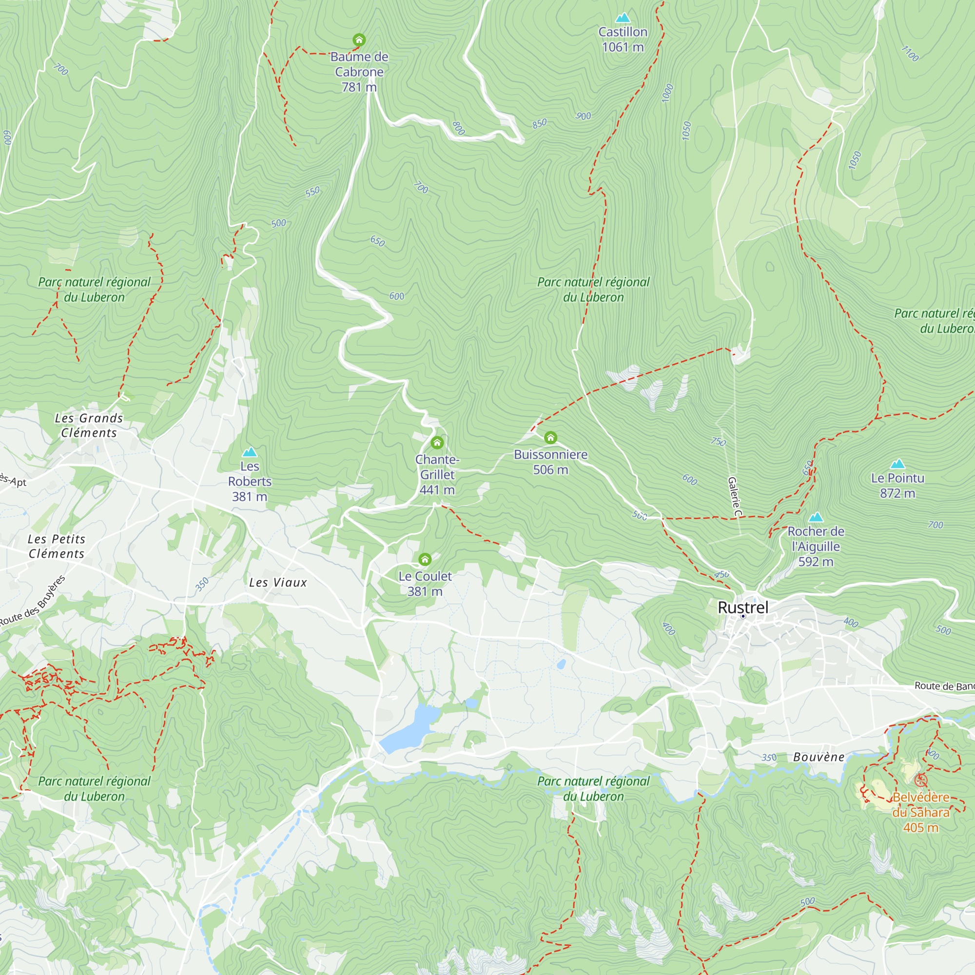 La Gavotte map