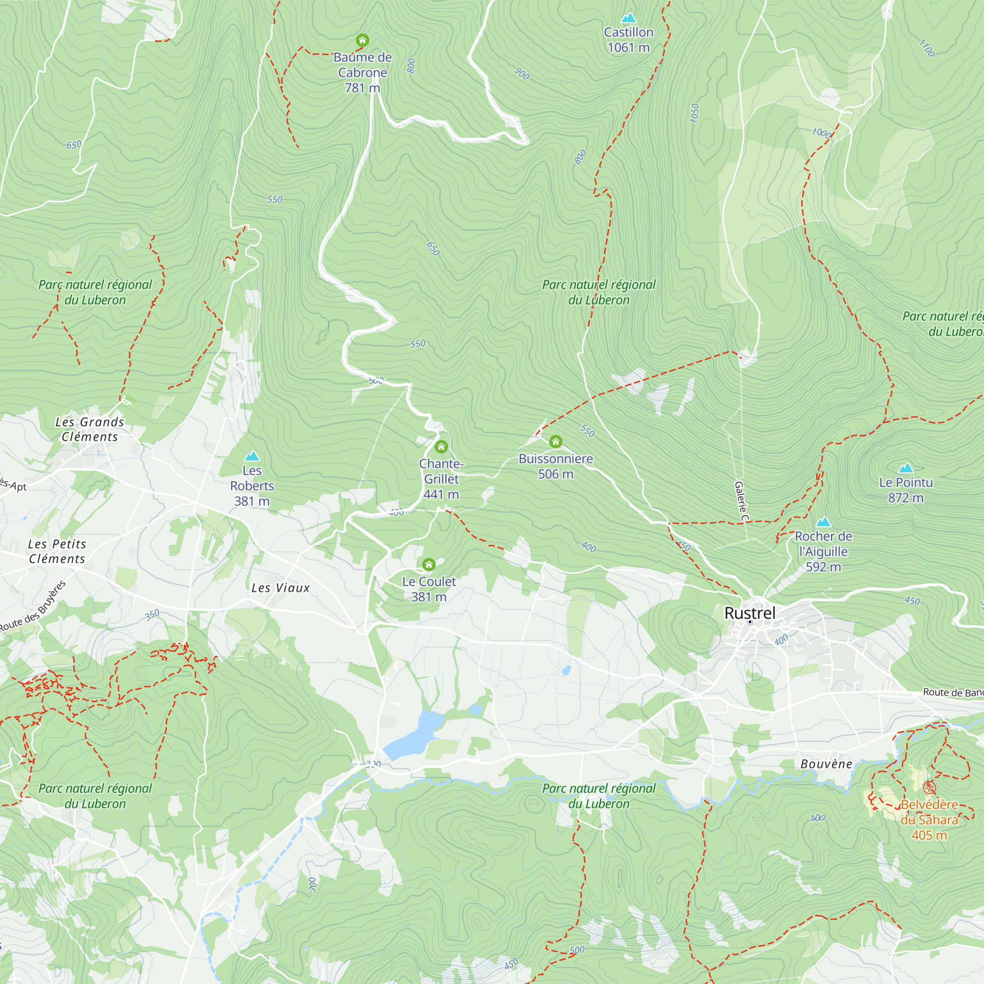 La Gavotte map