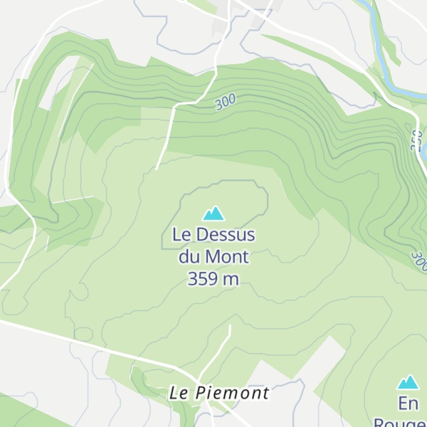 Map of Le Dessus du Mont
