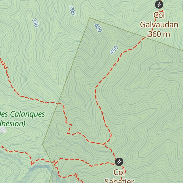 Map of Chaîne de Saint-Cyr