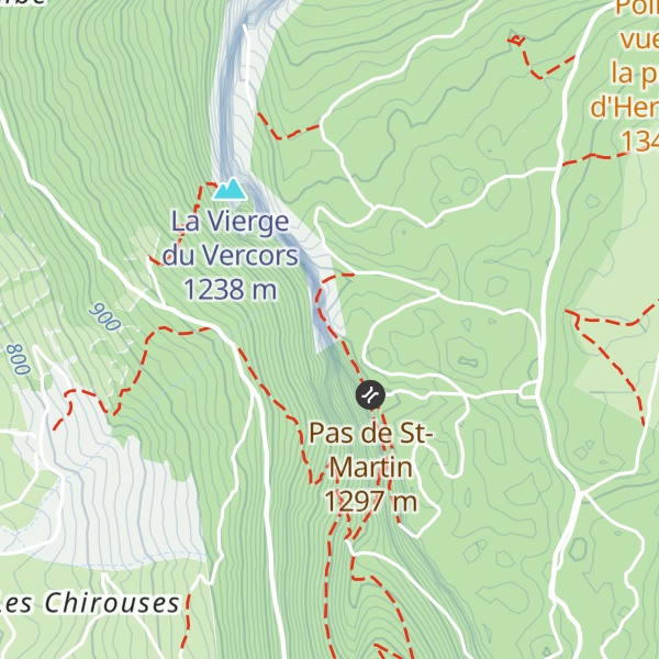 Map of Cabane du Chemin de la Pia