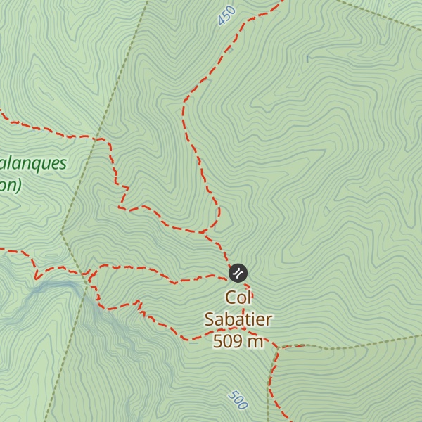 Map of Mont Saint-Cyr