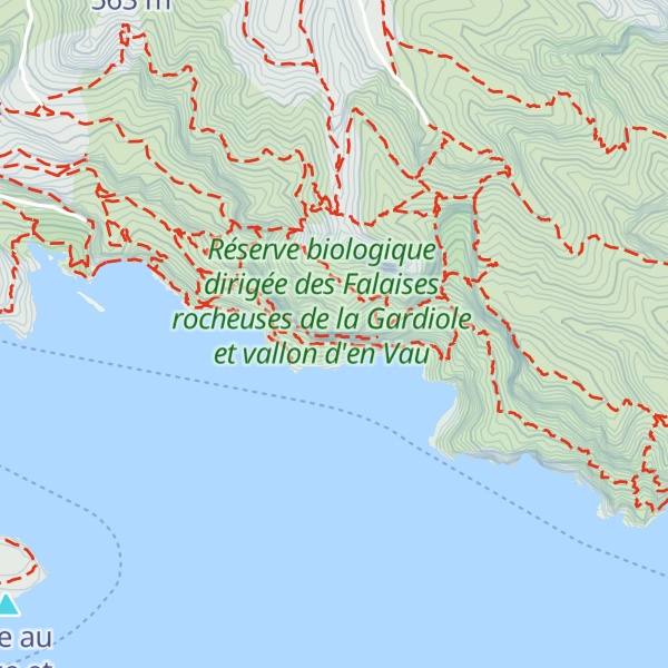 Map of La Grande Tour de la Lèque