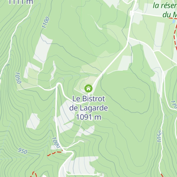 Map of Le Bistrot de Lagarde