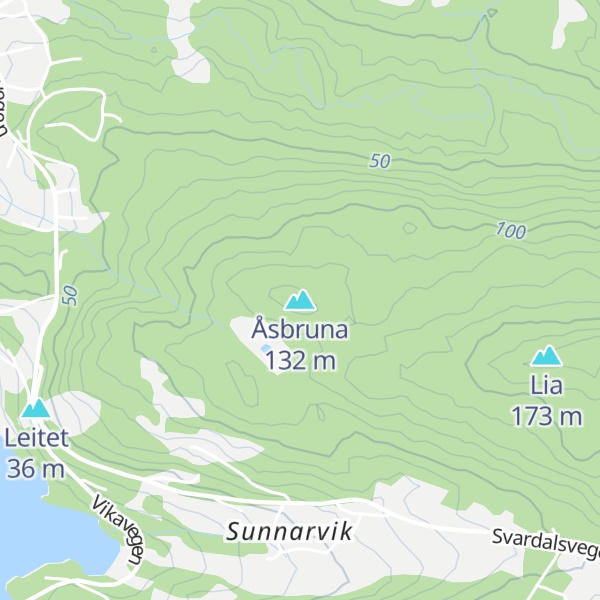 Map of Åsbruna