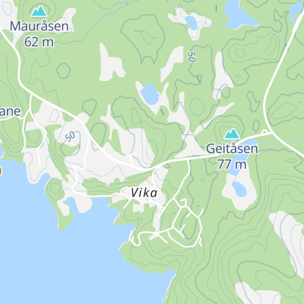 Map of Håvåsen