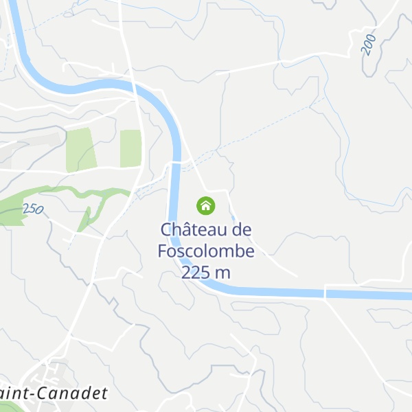 Map of Château de Foscolombe