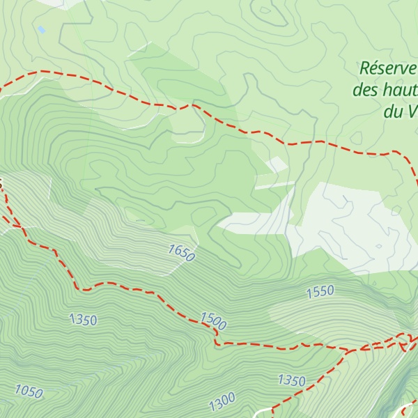 Map of Tête du Faisan