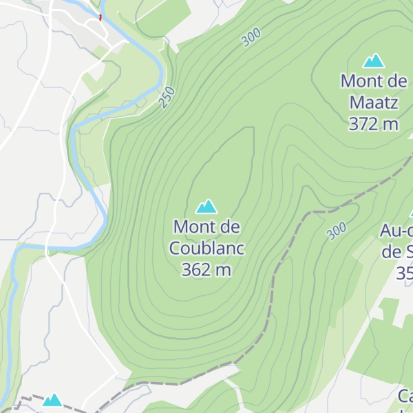 Map of Mont de Coublanc