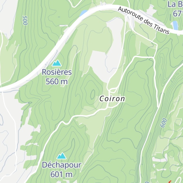 Map of Sur la Cha