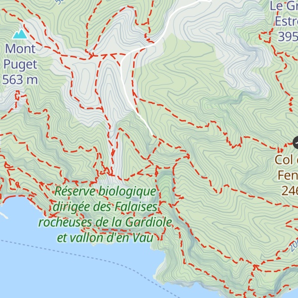 Map of Le Saut du Chat gauche