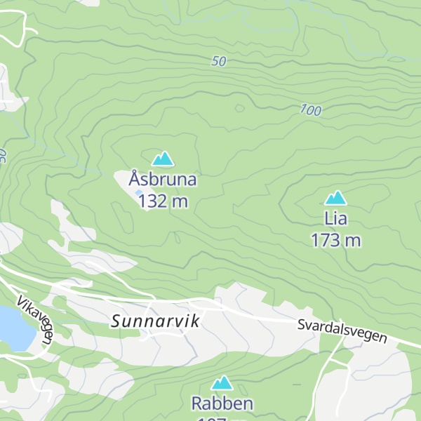 Map of Sponhaugen