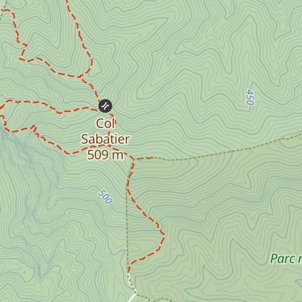 Map of Mont Carpiagne