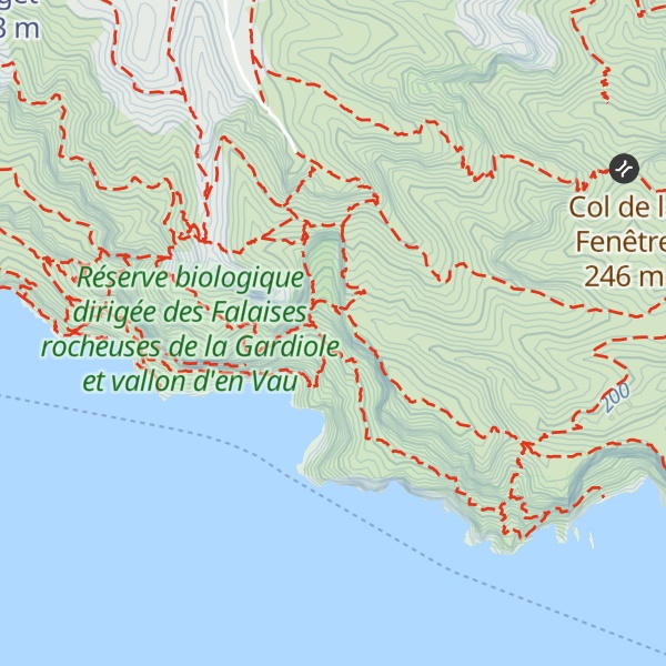 Map of Arête du Diable