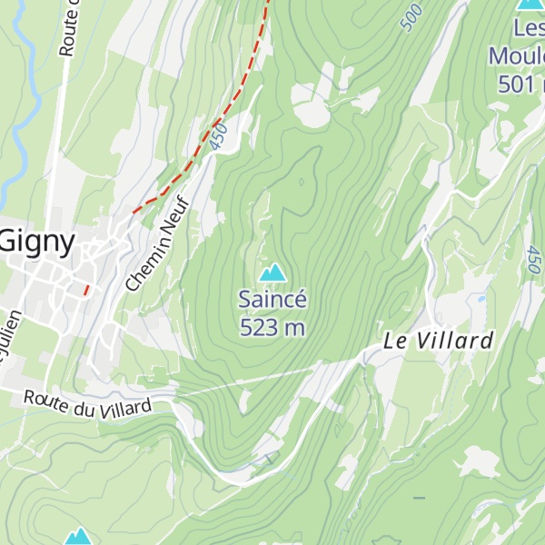 Map of Saincé