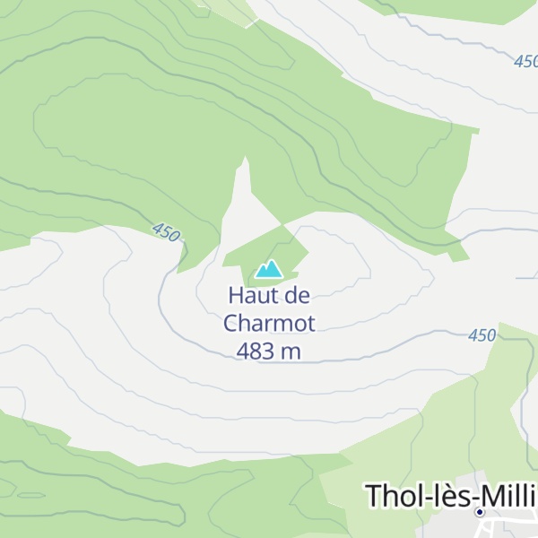 Map of Haut de Charmot