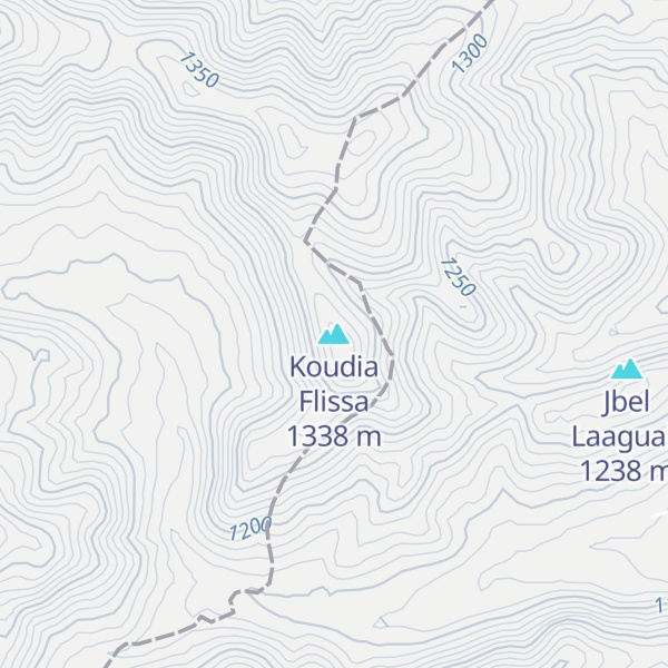 Map of Koudia Flissa