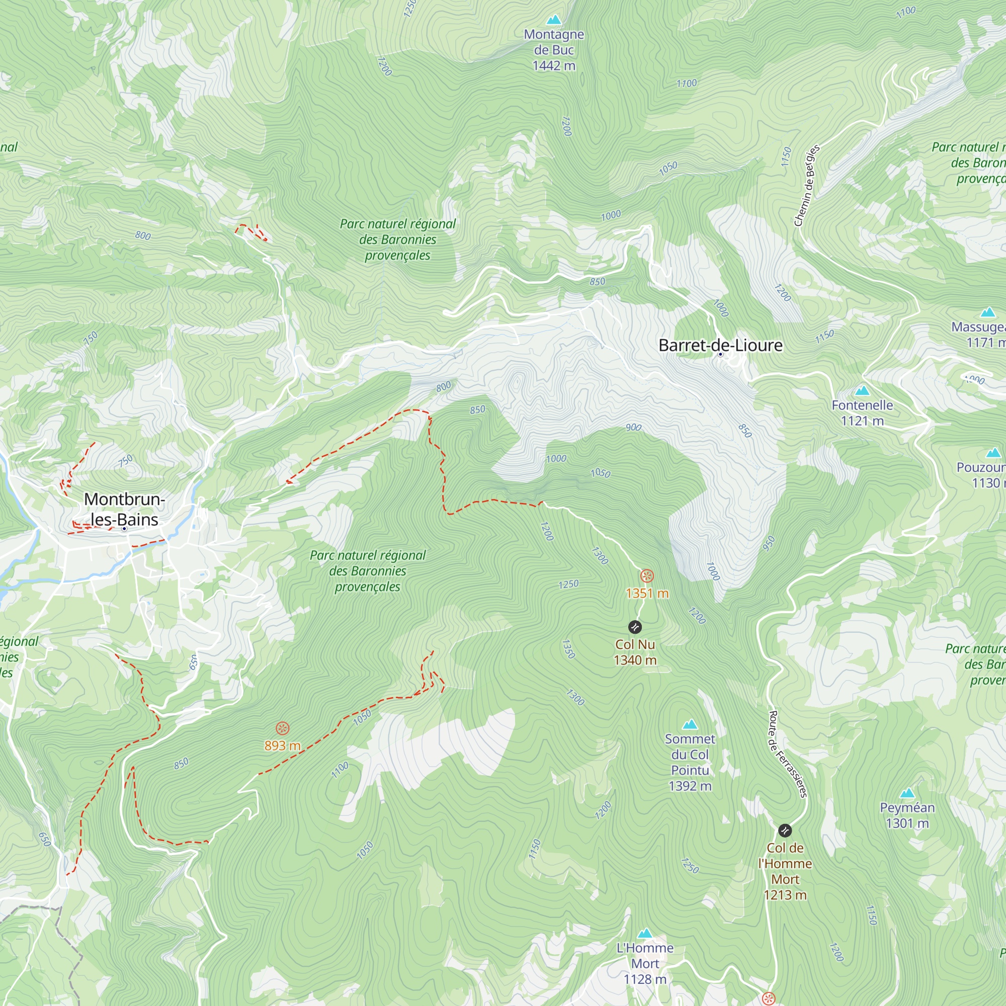 Cabane de Cyprien map