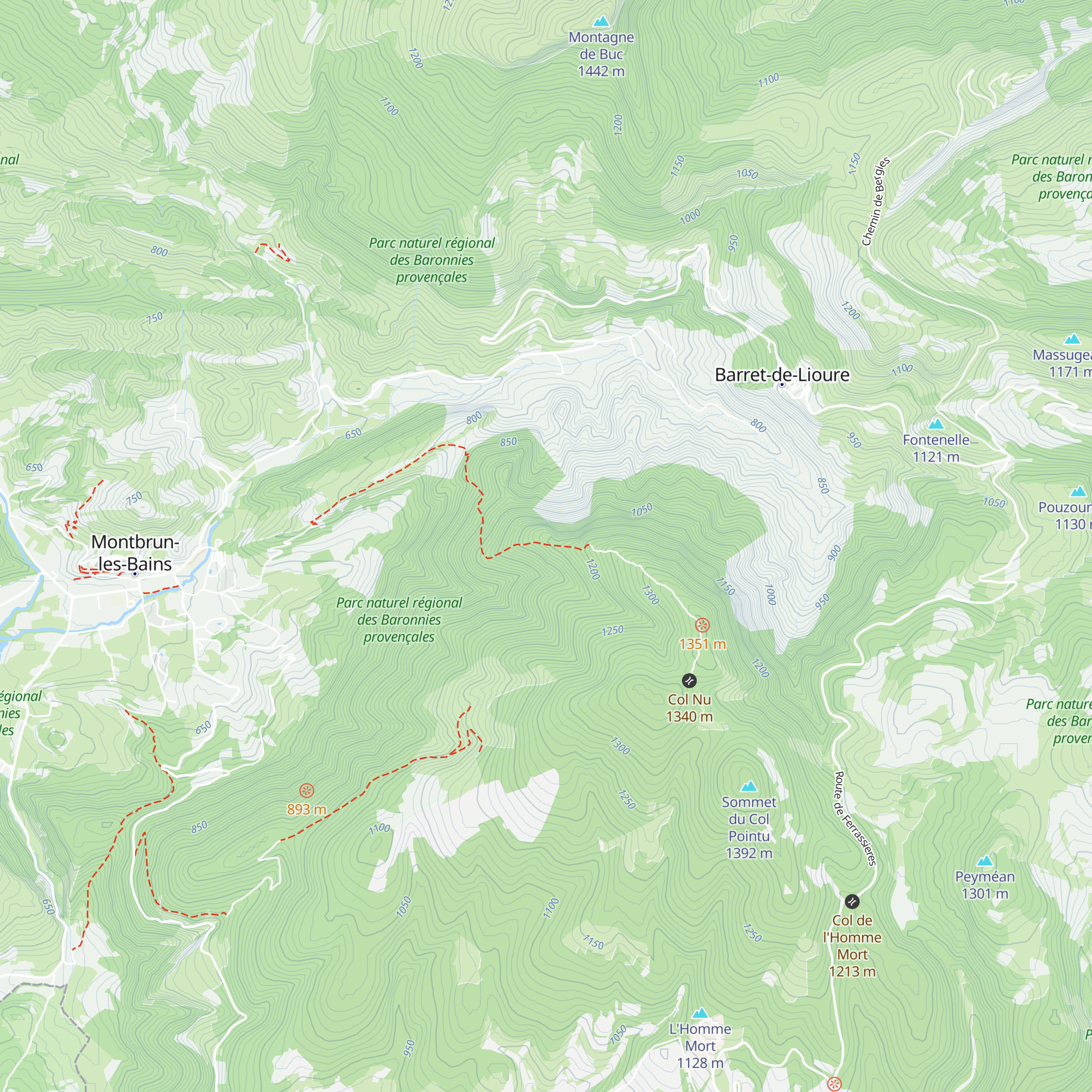 Cabane de Cyprien map