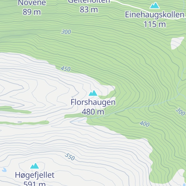 Map of Florshaugen