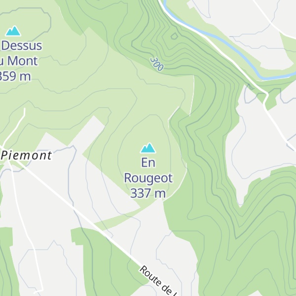 Map of En Rougeot