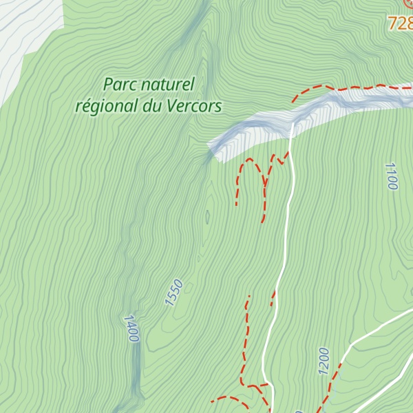 Map of Crête de Chalimont