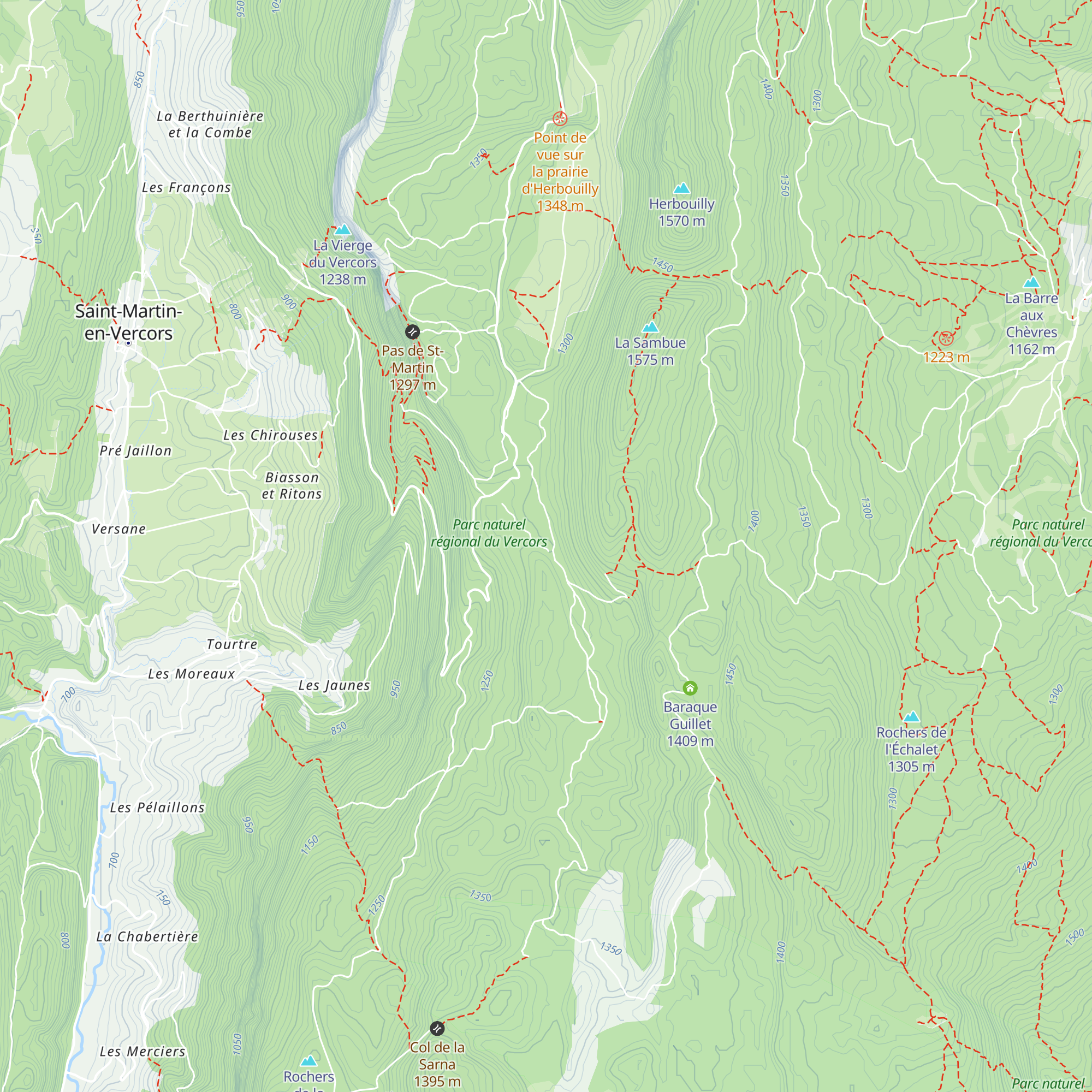 Auberge de Roybon map