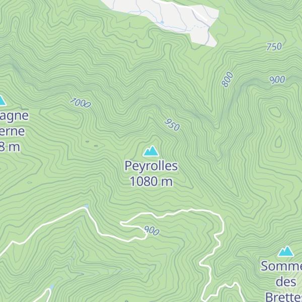Map of Peyrolles