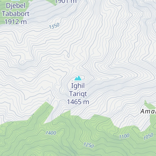 Map of Ighil Tariqt