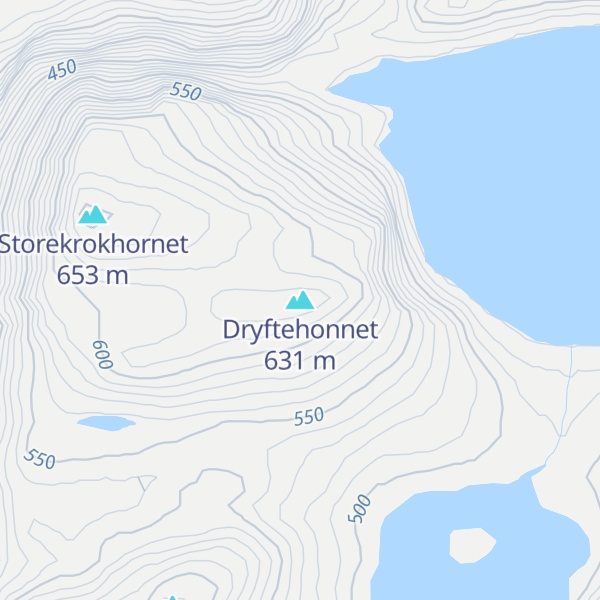 Map of Dryftehonnet