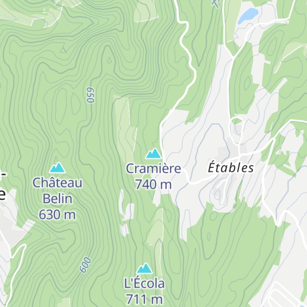 Map of Cramière