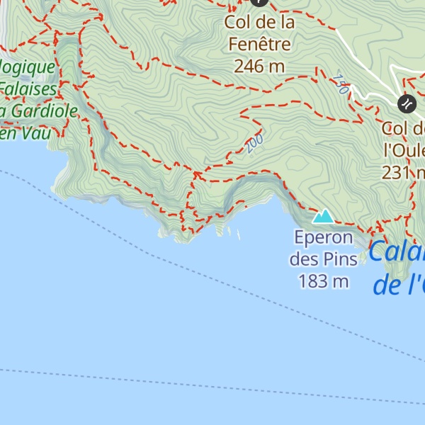 Map of Secteur Grande Arète
