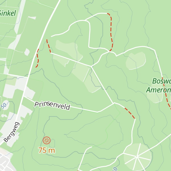 Map of Vlakke Berg