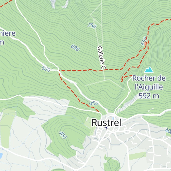 Map of Sortie ouest du LSBB