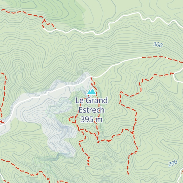 Map of Le Grand Estrech