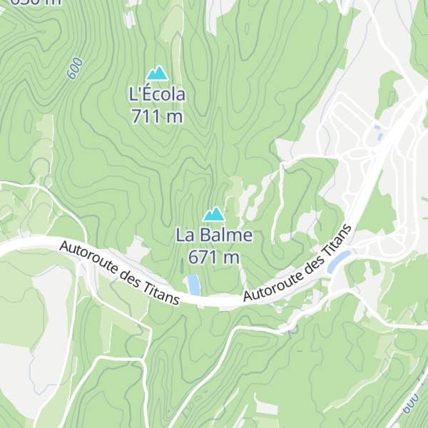 Map of La Balme