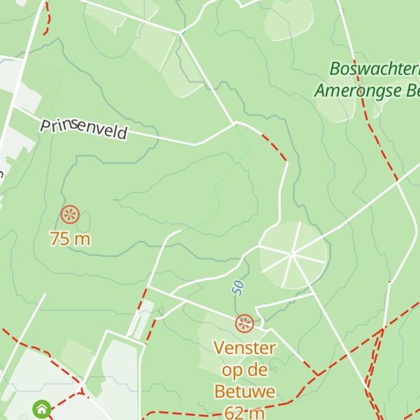 Map of Amerongse Berg