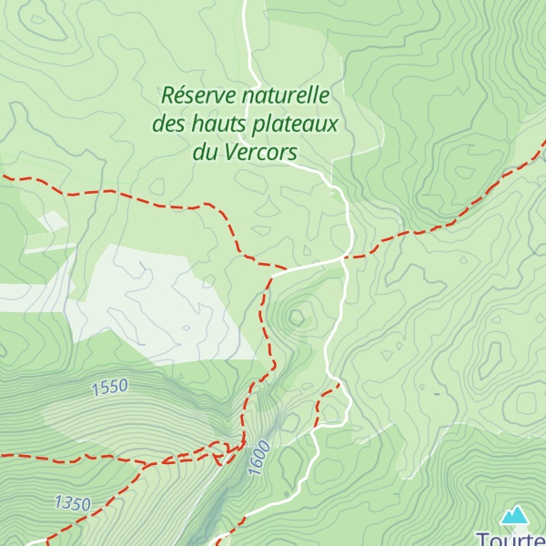 Map of Cabane de Pré-Peyret