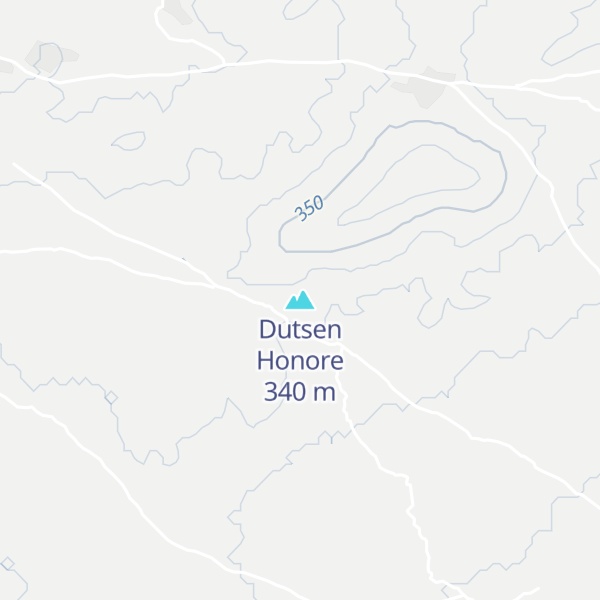 Map of Dutsen Honore