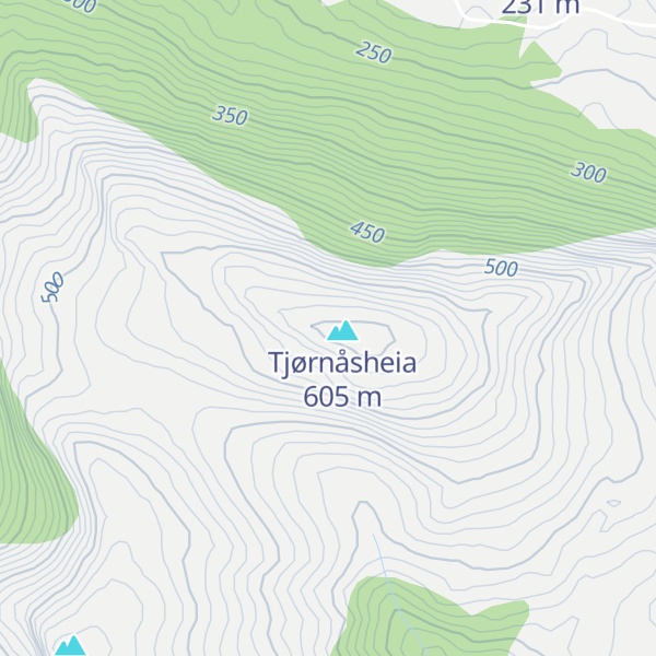 Map of Bollefjellet