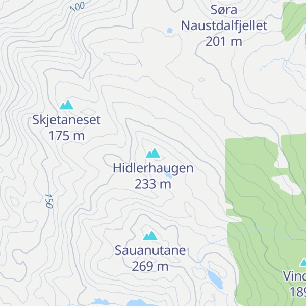 Map of Hidlerhaugen