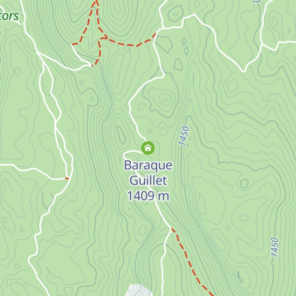 Map of Baraque Guillet