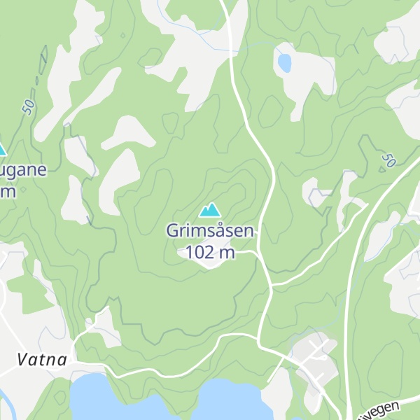 Map of Grimsåsen