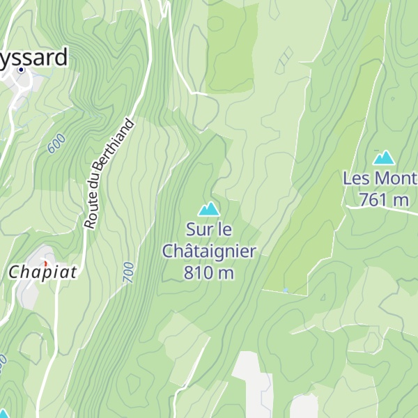 Map of Sur le Châtaignier