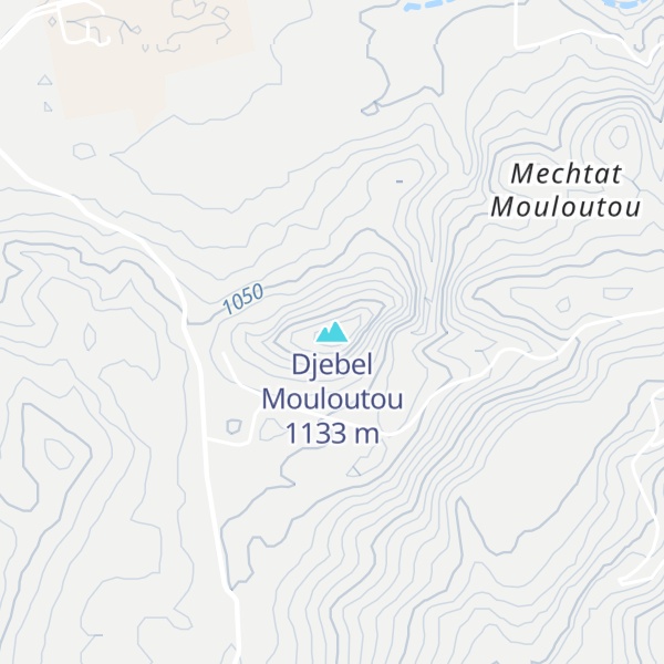 Map of Djebel Mouloutou