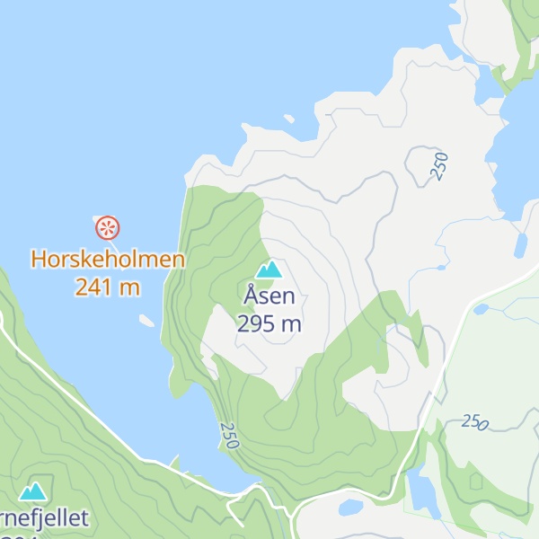 Map of Åsen