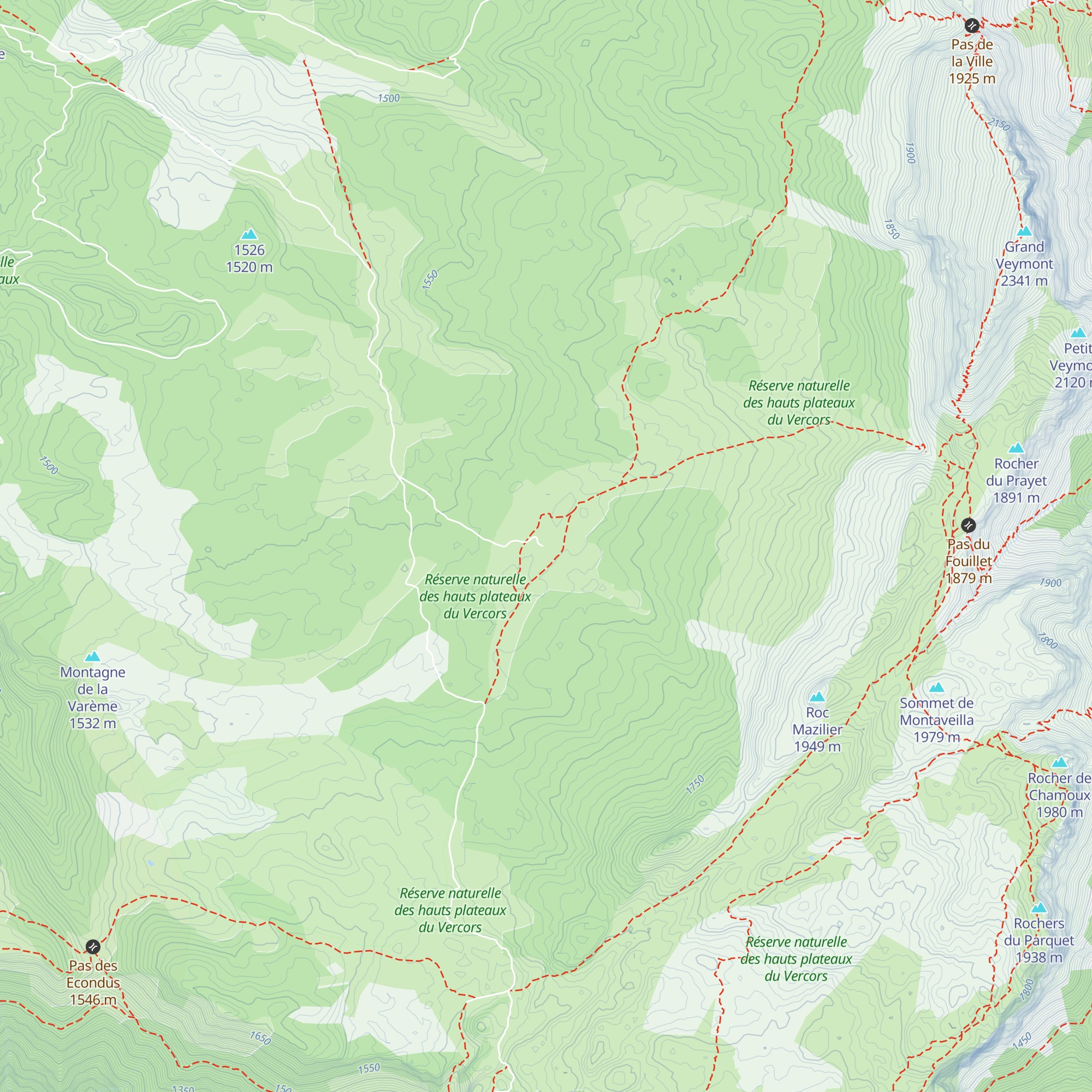 La Grande Cabane map